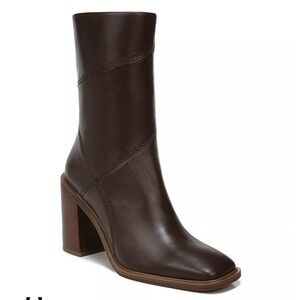 Franco Sarto Dark Brown Heeled Boots